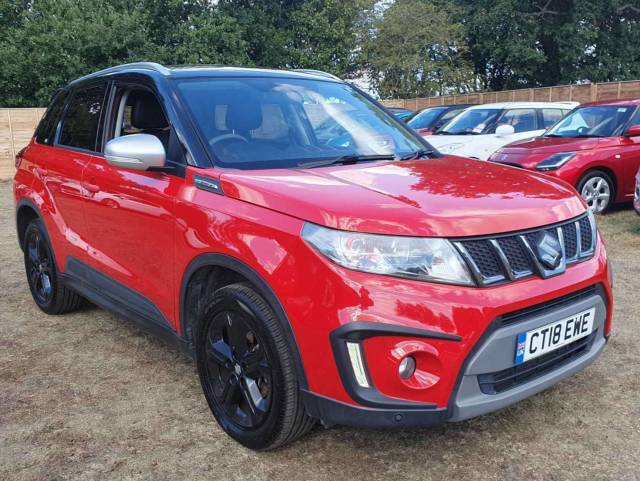 Suzuki Vitara 1.4 Boosterjet S ALLGRIP 5dr Hatchback Petrol Red & Black