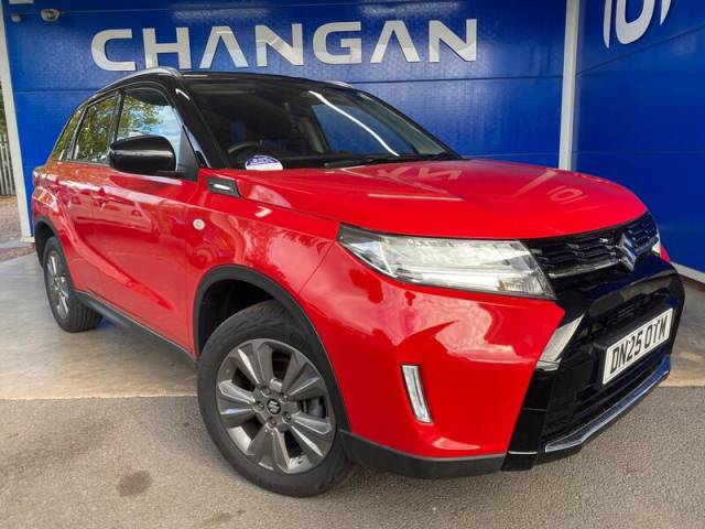 Suzuki Vitara 1.4 Boosterjet MHEV Motion Euro 6 (s/s) 5dr SUV Hybrid Red
