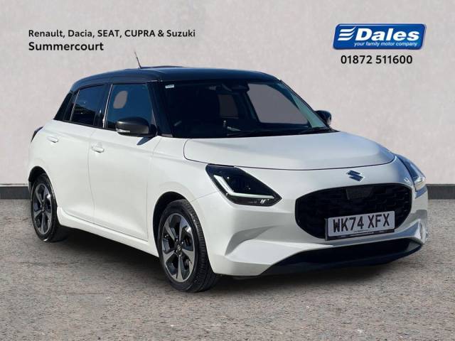 Suzuki Swift Swift 1.2 Mild Hybrid Ultra 5Dr Hatchback Petrol Two tone Metallic - Pure white/Mineral grey