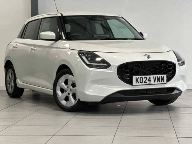 Suzuki Swift 1.2 MHEV Motion Hatchback 5dr Petrol Hybrid CVT Euro 6 (s/s) (82 ps) Hatchback Hybrid Pure White Pearl Metallic