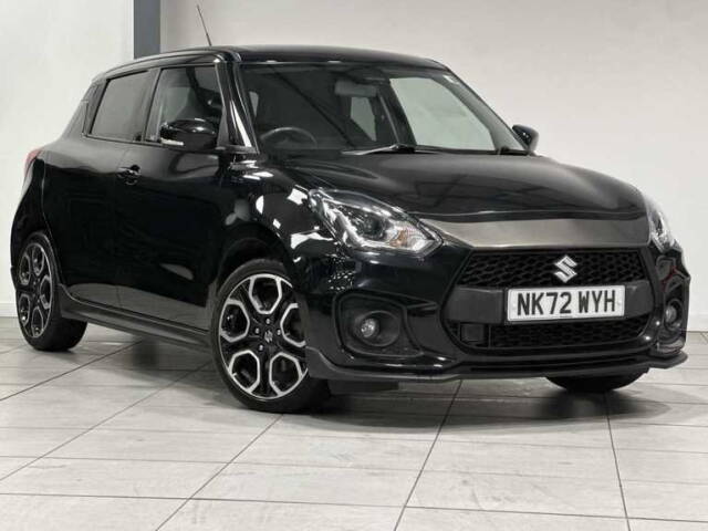 Suzuki Swift 1.4 Boosterjet MHEV Sport Hatchback 5dr Petrol Hybrid Manual Euro 6 (s/s) (129 ps) Hatchback Hybrid Pearl Black Metallic