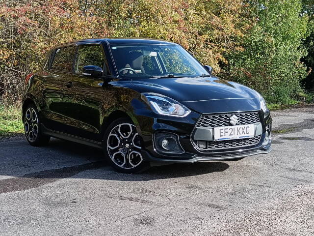 Suzuki Swift 1.4 Boosterjet MHEV Sport Hatchback 5dr Petrol Hybrid Manual Euro 6 (s/s) (129 ps) Hatchback Hybrid Black