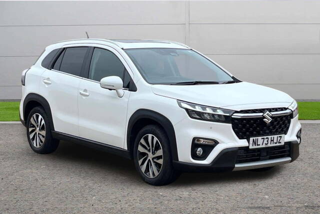 Suzuki S-Cross 1.4 Boosterjet MHEV Ultra SUV 5dr Petrol Hybrid Manual ALLGRIP Euro 6 (s/s) (129 ps) SUV Hybrid White