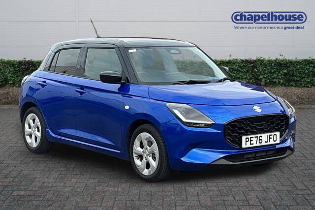 Suzuki Swift 1.2 Mild Hybrid Motion 5dr Hatchback Petrol Blue And Black
